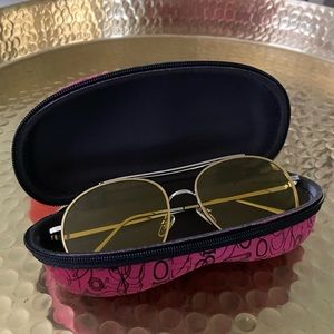 Yellow Sunglasses with Case